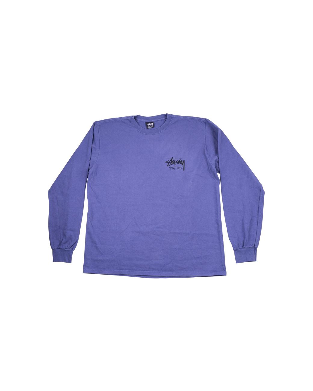 Stussy Blue New York Chapter L/S T-Shirt Stus376" for men