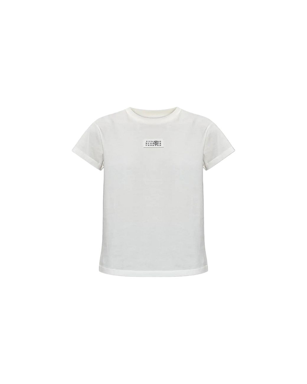 MM6 by Maison Margiela Black Overdyed Jersey T-Shirt "Off" S52Gc0327M20258101"