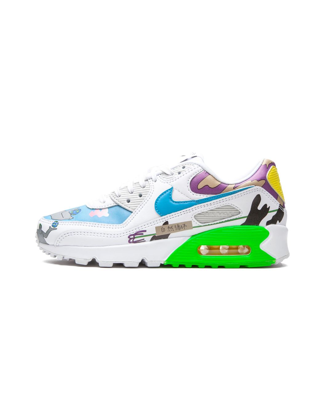 Nike Green Flyleather Air Max 90 Qs "Ruohan Wang" Cz3992 900" for men