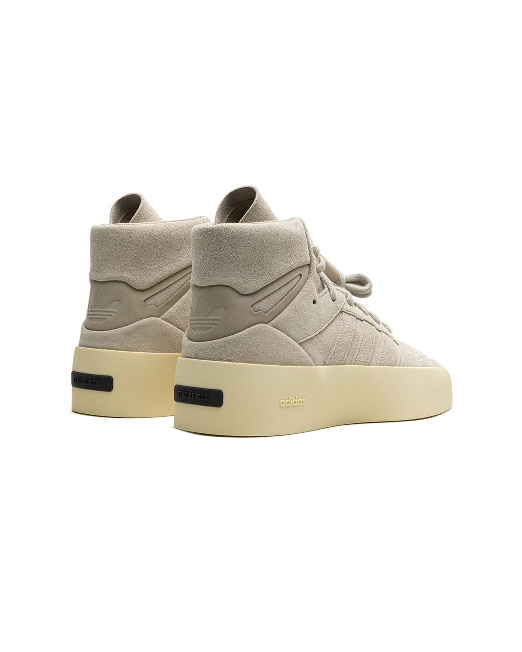 Adidas Black Fear Of God Athletics '86 Hi "Sesame" If6683" for men