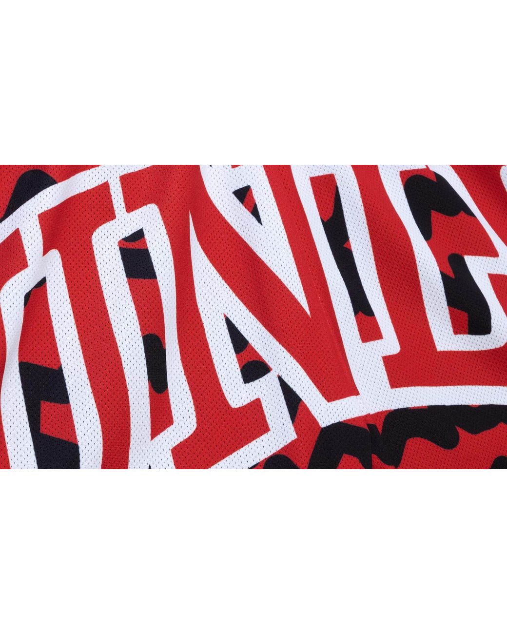 Mitchell & Ness Red Jumbotron 2.0 Sublimated Shorts "Ncaa Unlv Runnin Rebels" Pshr1220 Lveyypppbkrd" for men
