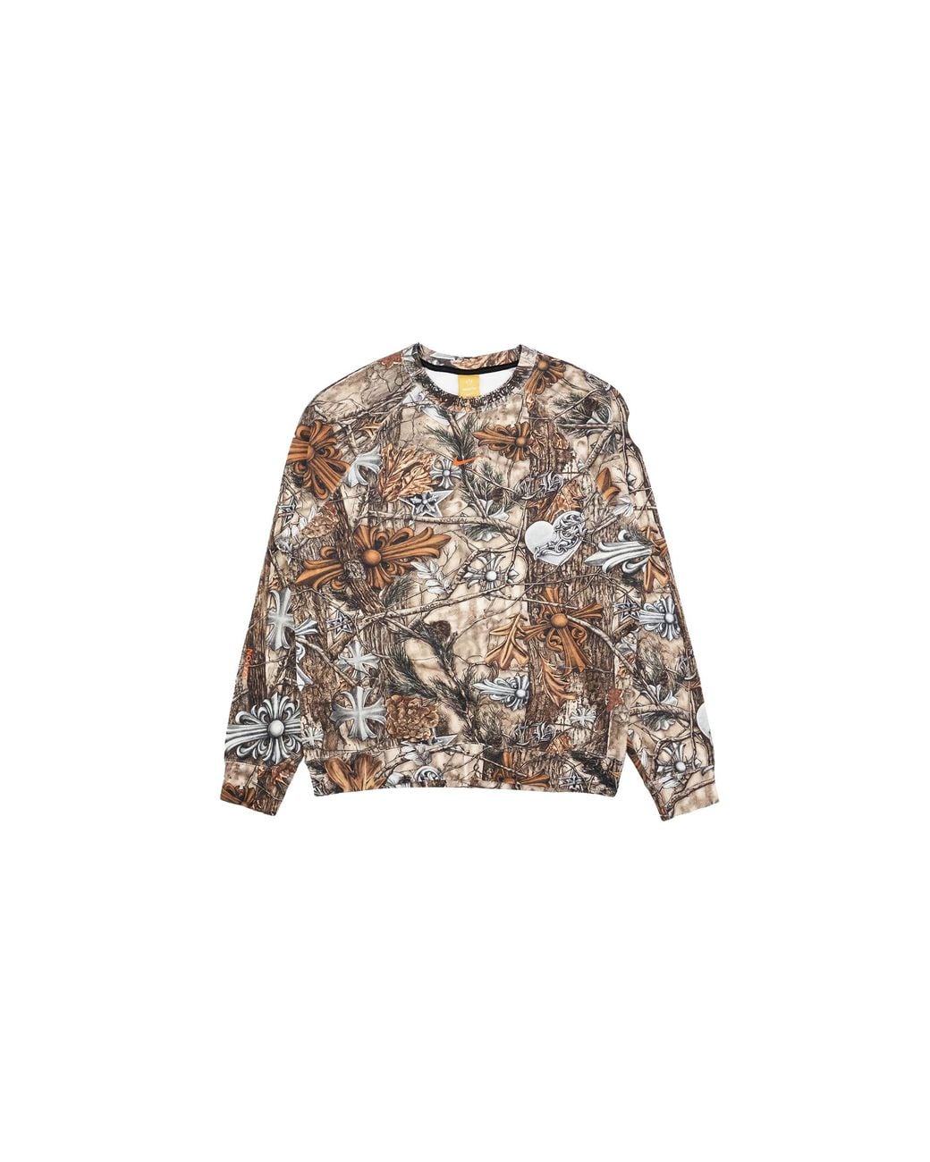 Chrome Hearts Black Nocta Realtree Crewneck Chrm0677" for men