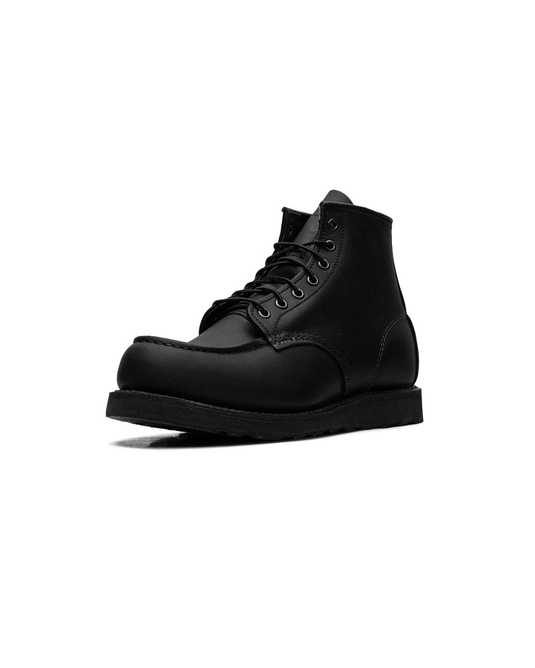 Red Wing Black Classic Moc 6 Inch Boot Harness" 8074" for men
