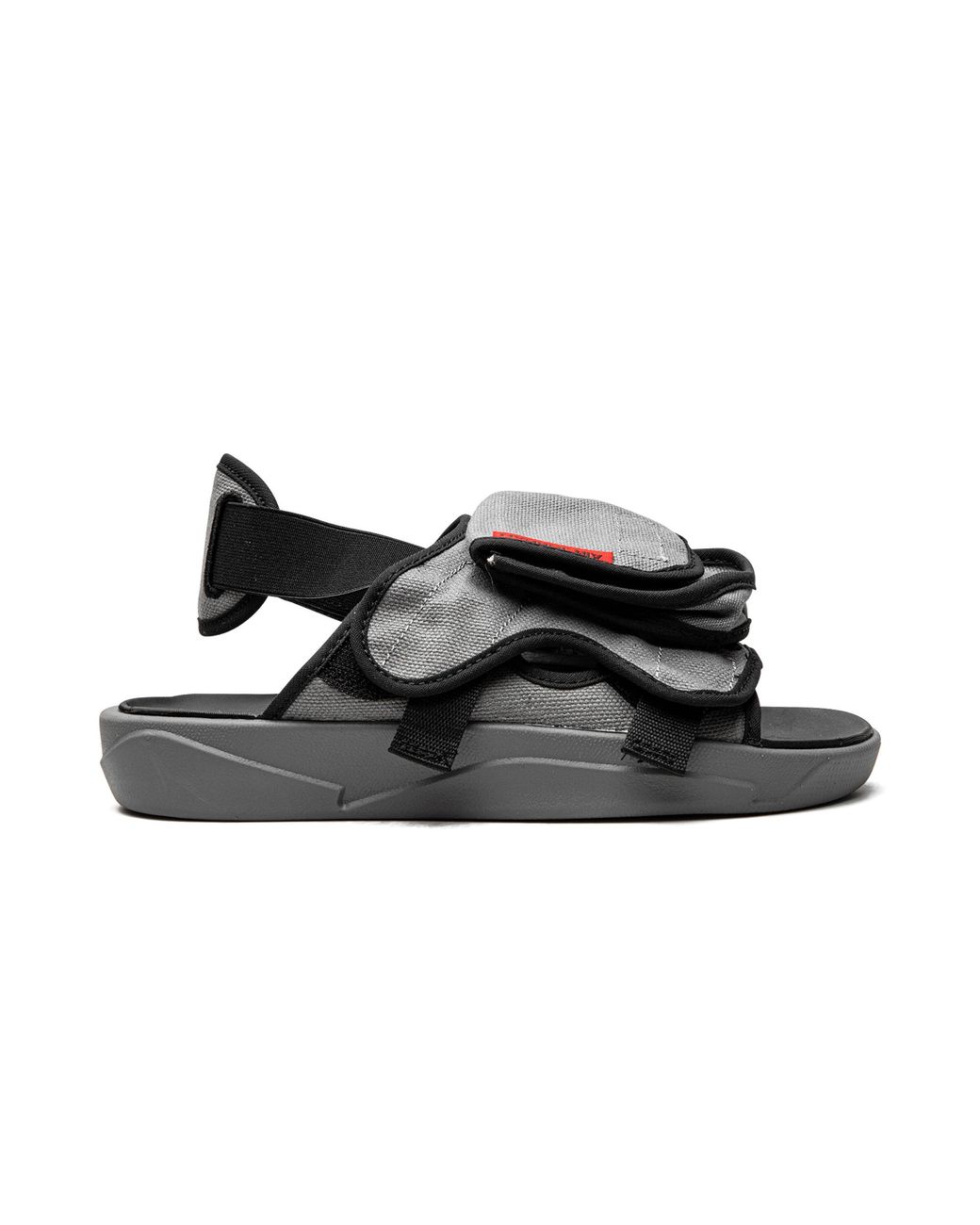 Nike Black Air Ls Slide "Smoke" Cz0791 001" for men