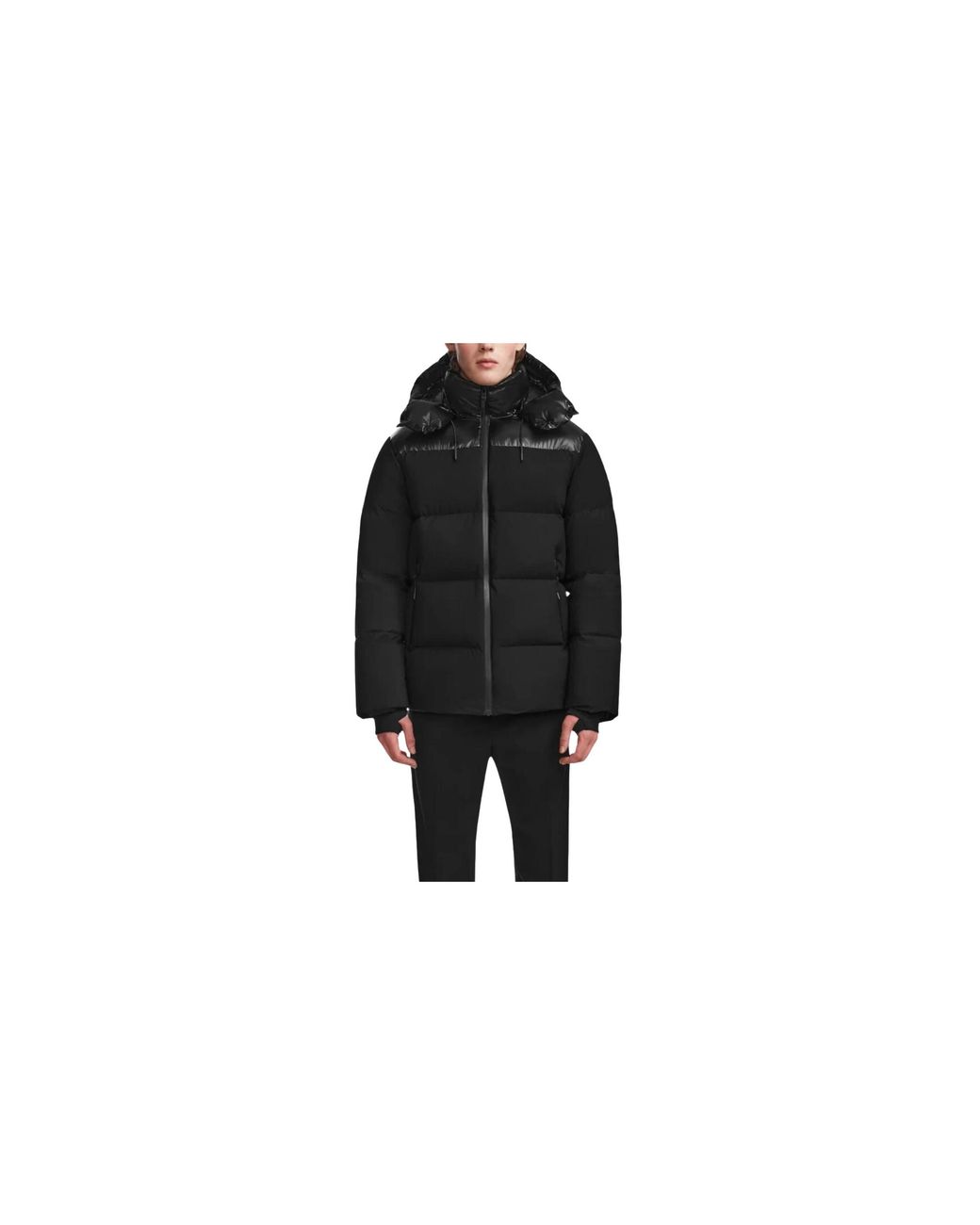 Rudsak Black Larry Puffer Jacket 7125502-Bk" for men