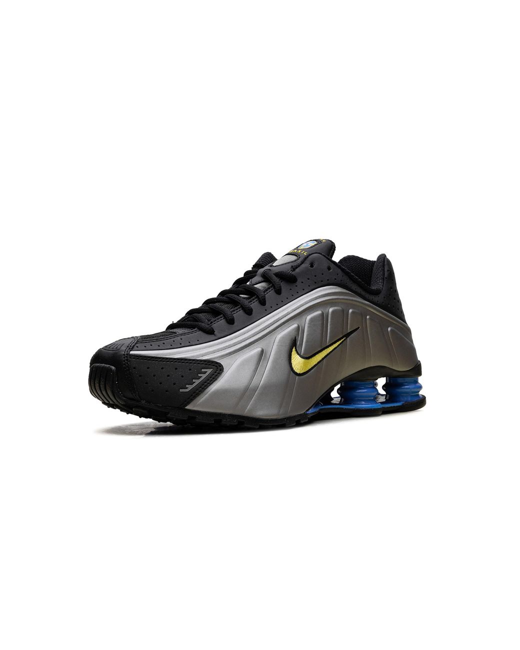 Nike Black Shox R4 "Brazil" Io8134 001" for men