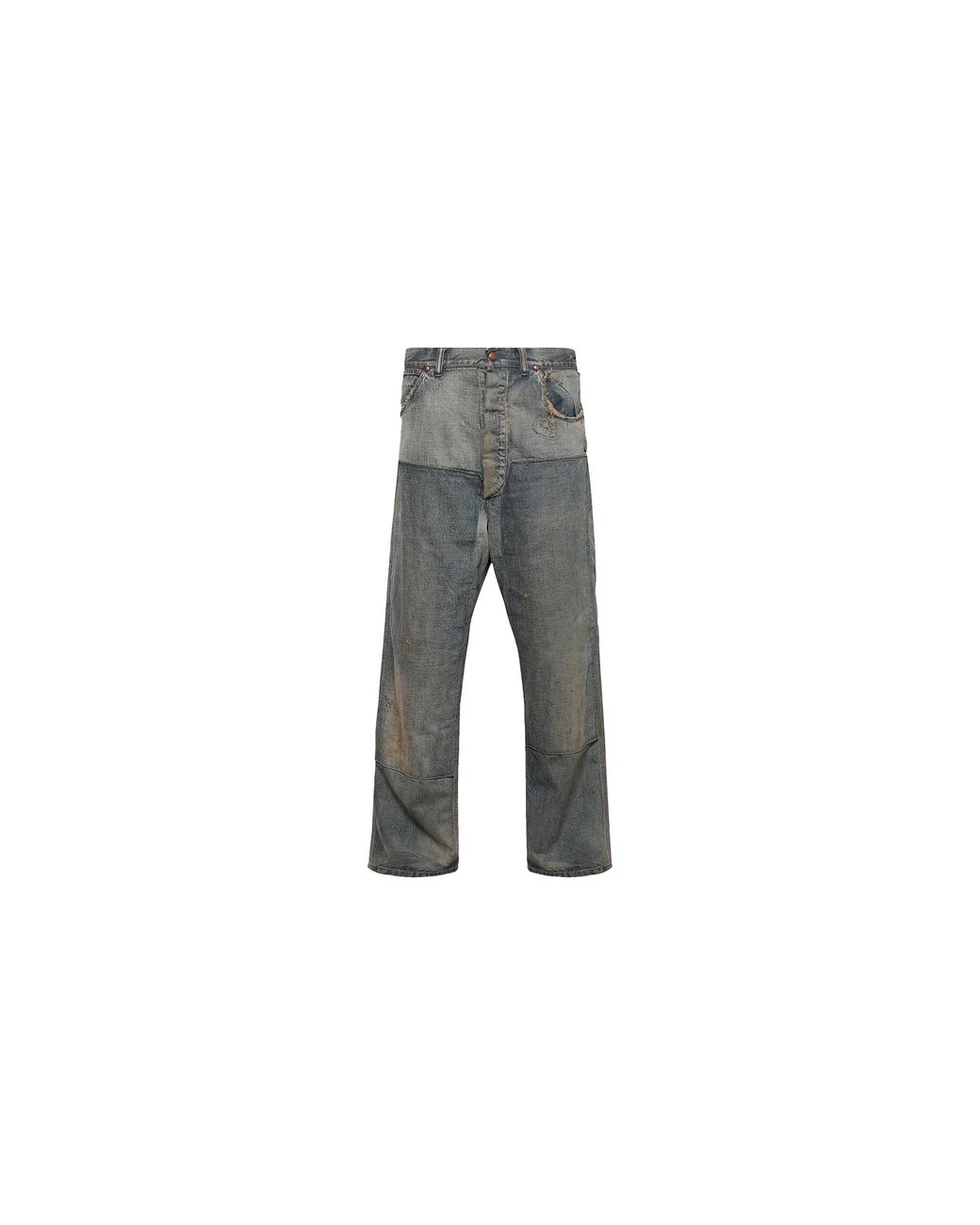 SAINT Mxxxxxx Black Denim Painter Pants Sm A23 0000 038" for men