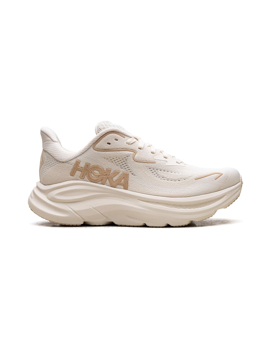 Hoka One One Black Clifton 10 "Vanilla Birch" 1162031 Vch"