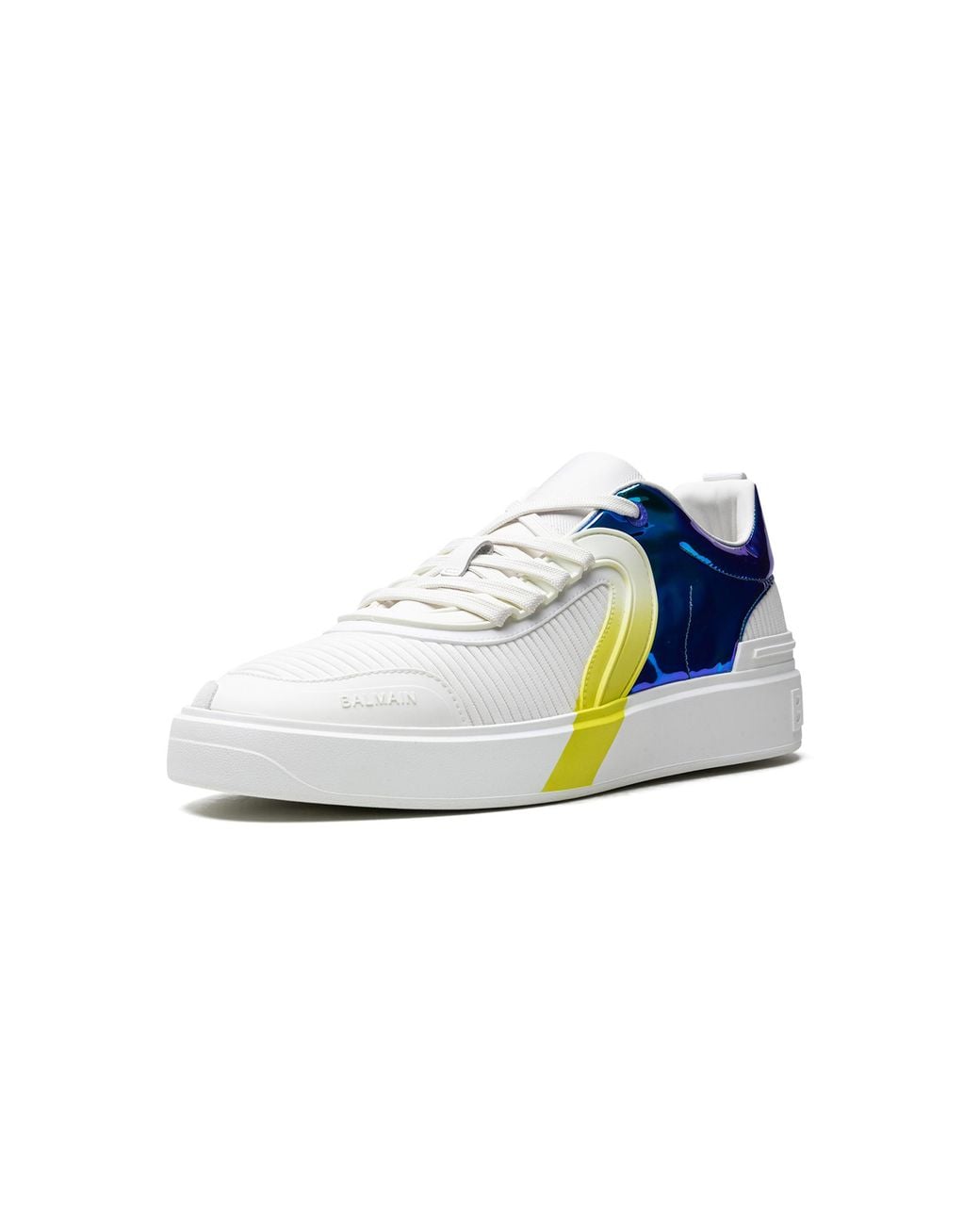 Balmain Black B Court Trainer Low "Volt" Ym0Vi292Tmmp" for men