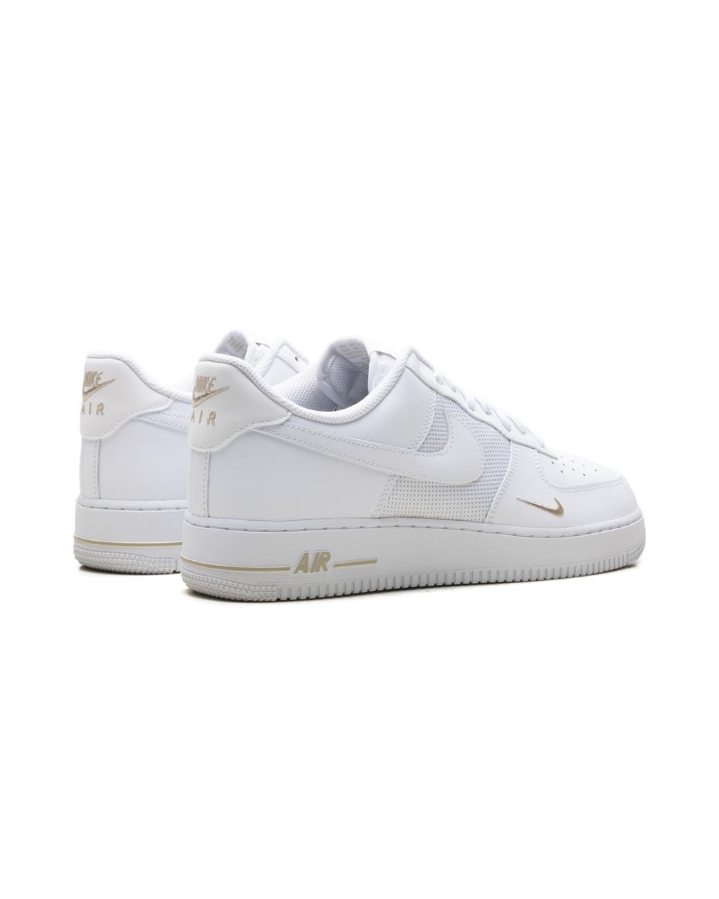 Nike Black Air Force 1 Low Desert Khaki Mini Swoosh" Io1283 100" for men