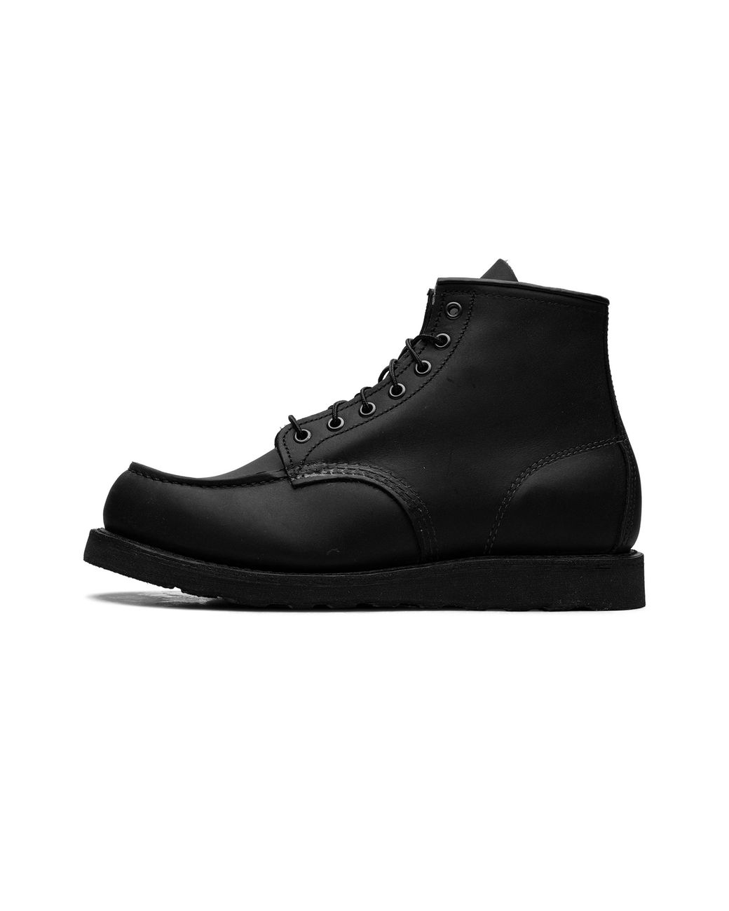 Red Wing Black Classic Moc 6 Inch Boot Harness" 8074" for men
