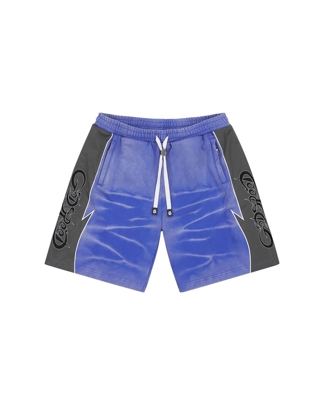 GODSPEED NEW YORK Blue Halftime Shorts Acid Wash" Gs897" for men