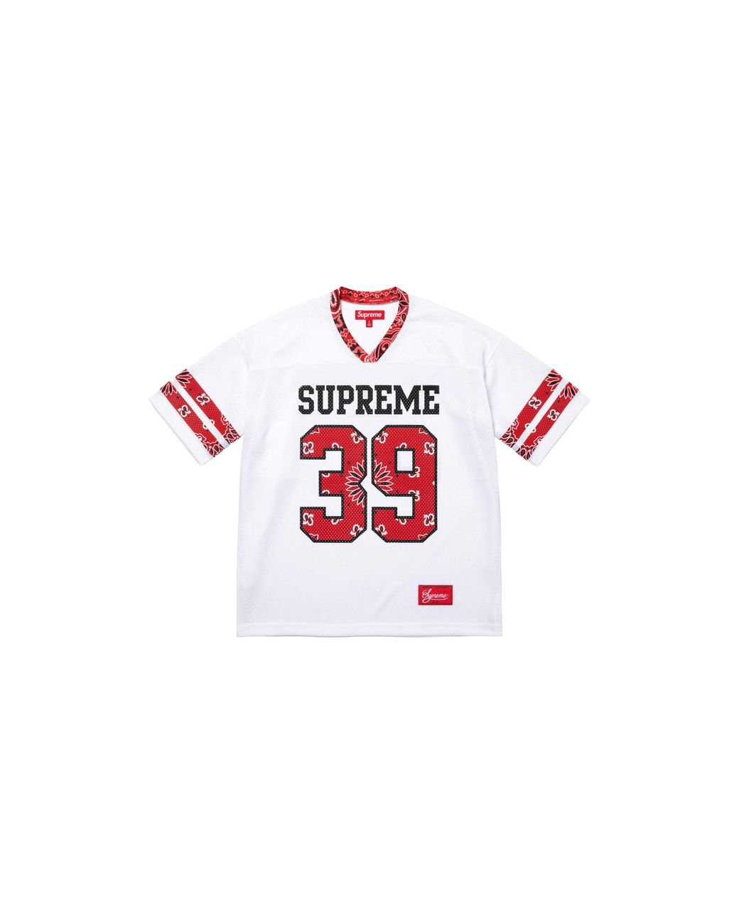 Supreme Black Bandana Football Jersey "Ss25