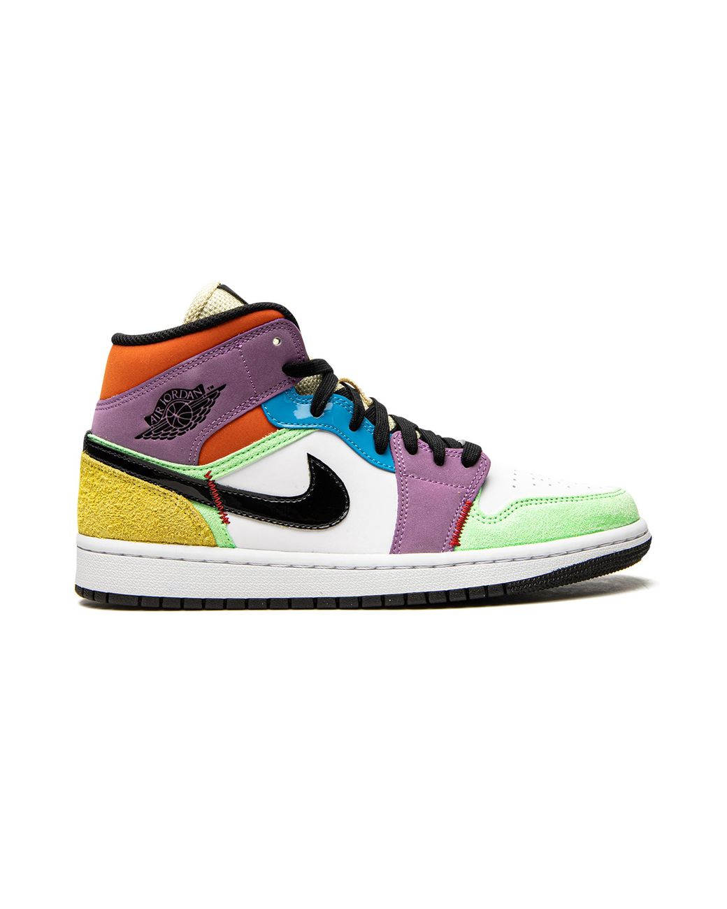 Nike Black Air 1 Mid Se "Lightbulb" Cw1140 100"