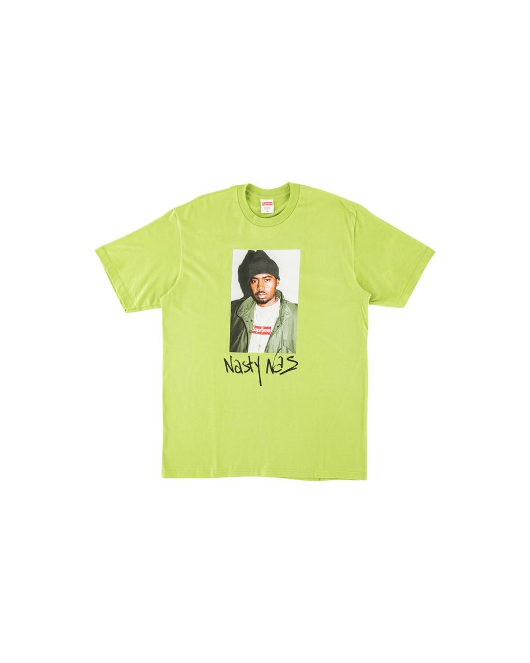 Supreme Green Nasty Nas T-Shirt "Lime" Su3190"