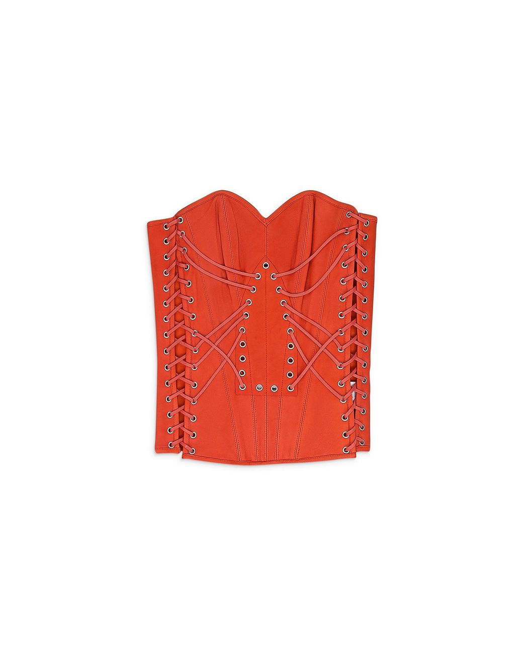Who Decides War Red Window Longline Corset 3110090005Ss24"