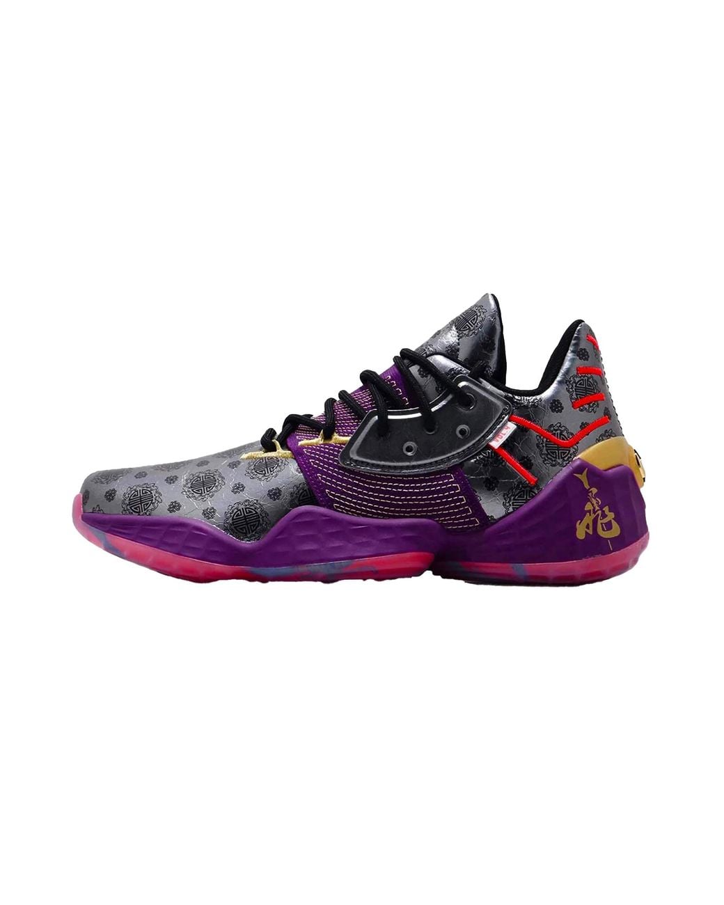 Adidas Purple Harden Vol. 4 Gca "Five Generals" Fw3884" for men