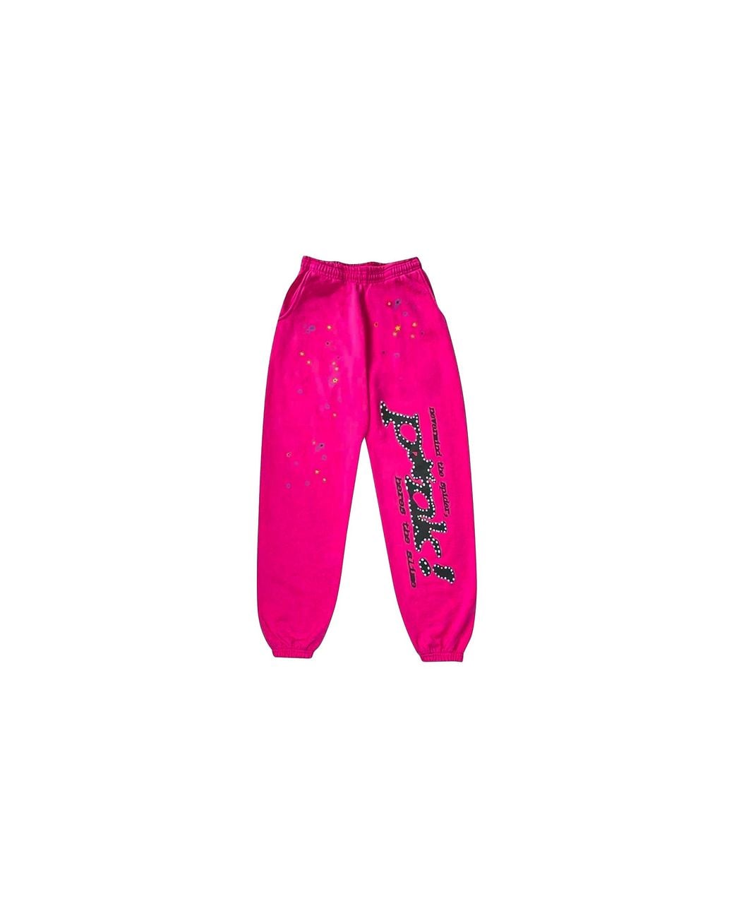 Sp5der Pink P*Nk Web Sweatpants 767" for men