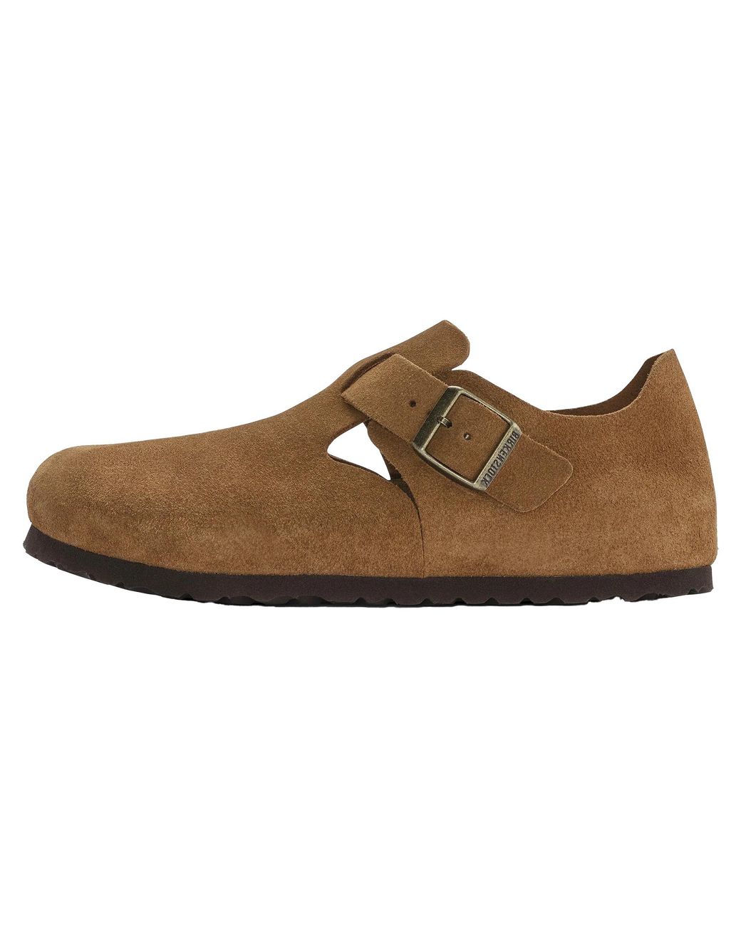 Birkenstock Black London Suede Leather "Mink for men