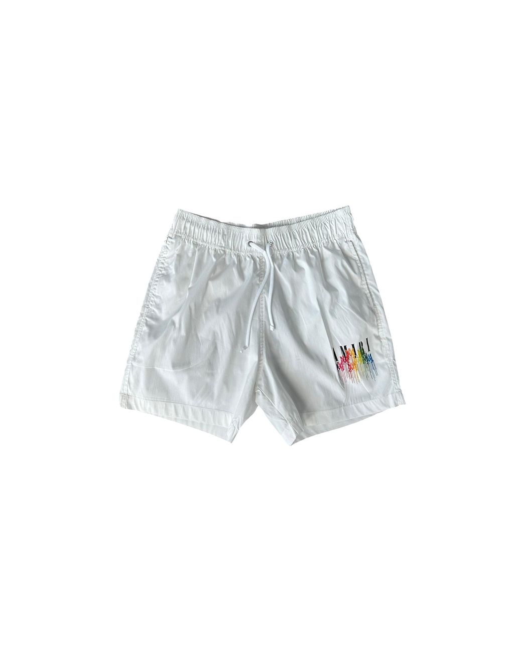 Amiri Black Ma Drip Logo Swim Shorts Ps23Msb007 001" for men
