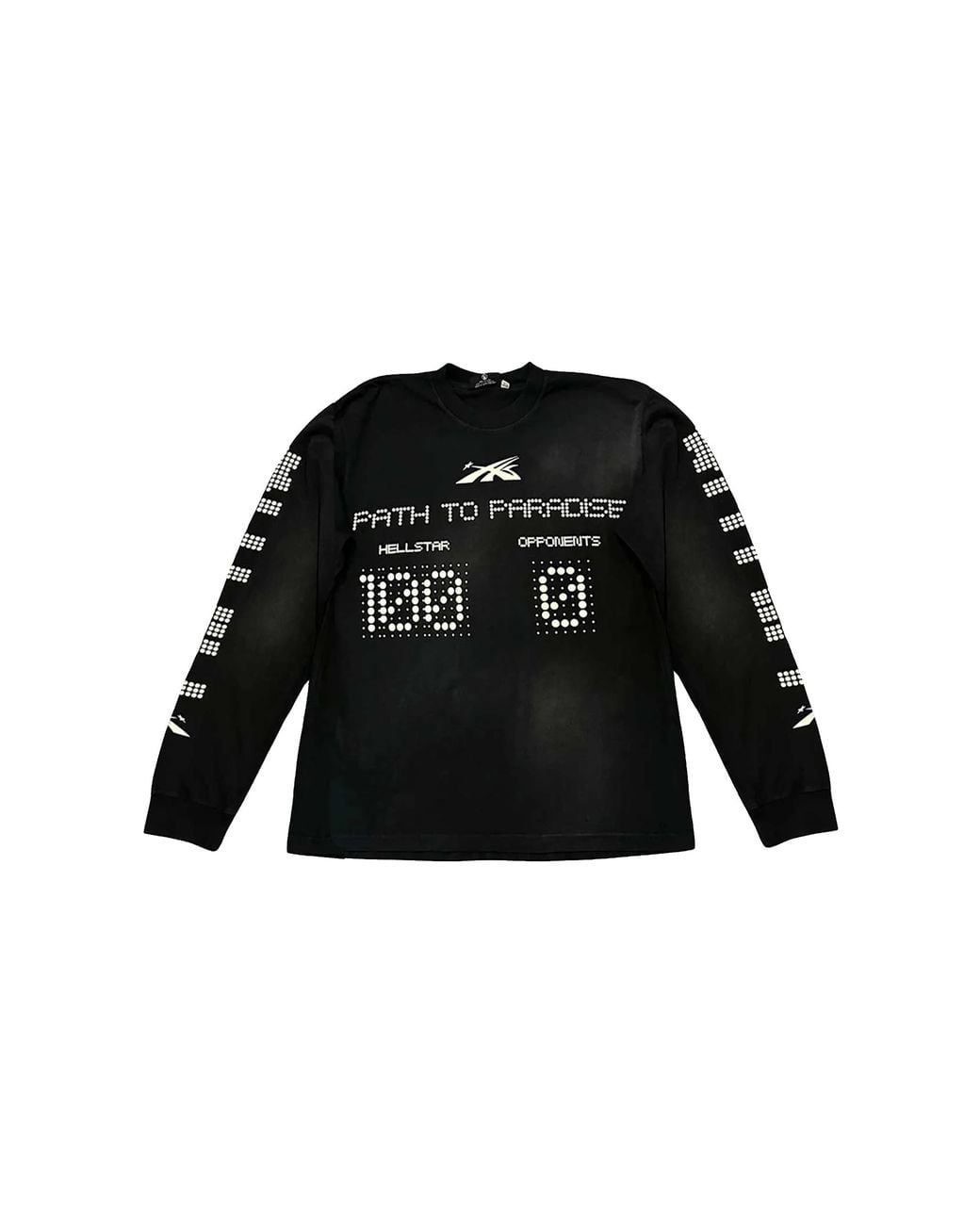 HELLSTAR Black Scoreboard Ls T-Shirt Hsr136" for men
