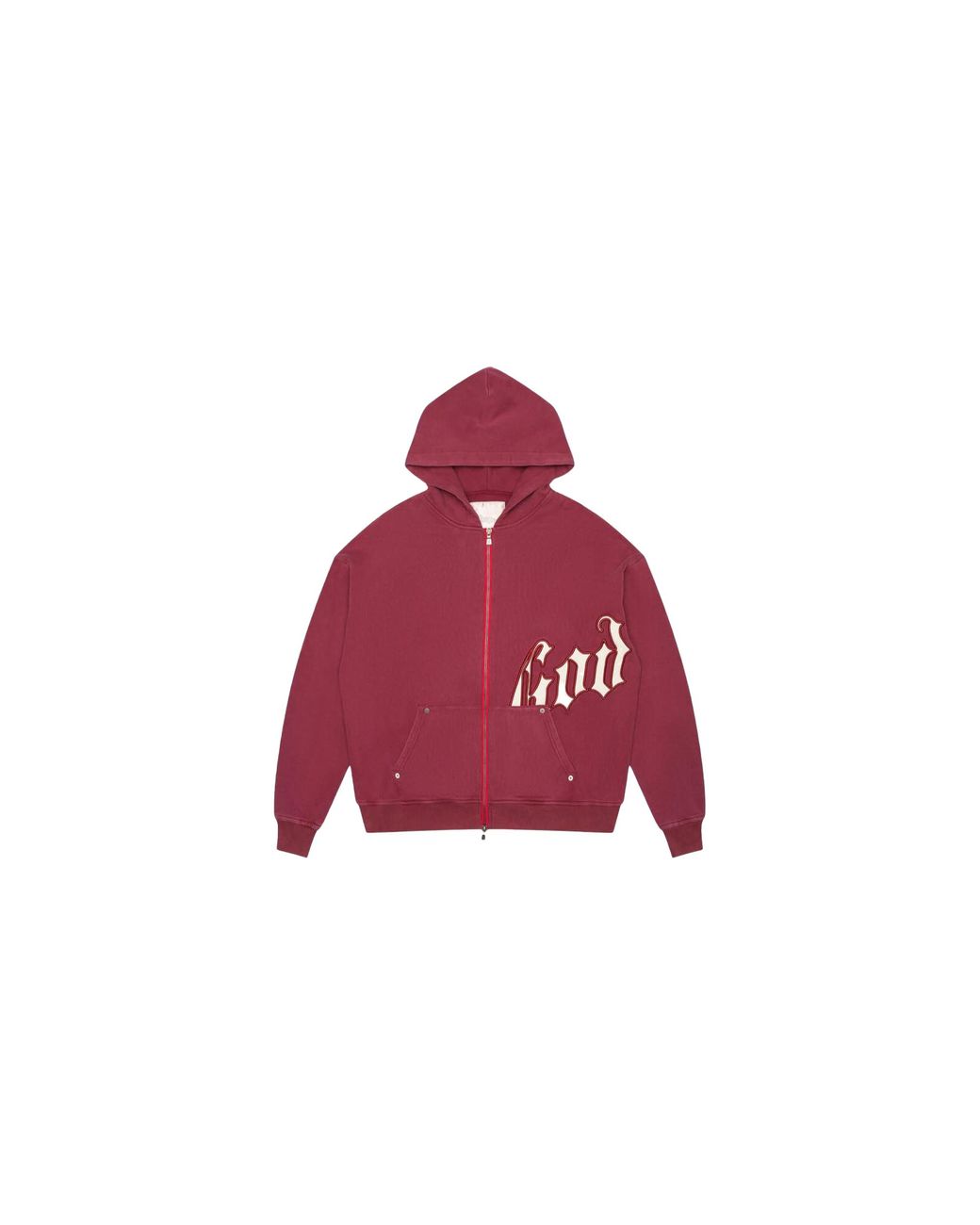 GODSPEED NEW YORK Red Og Logo V2 Hoodie U6Ftjdjt" for men