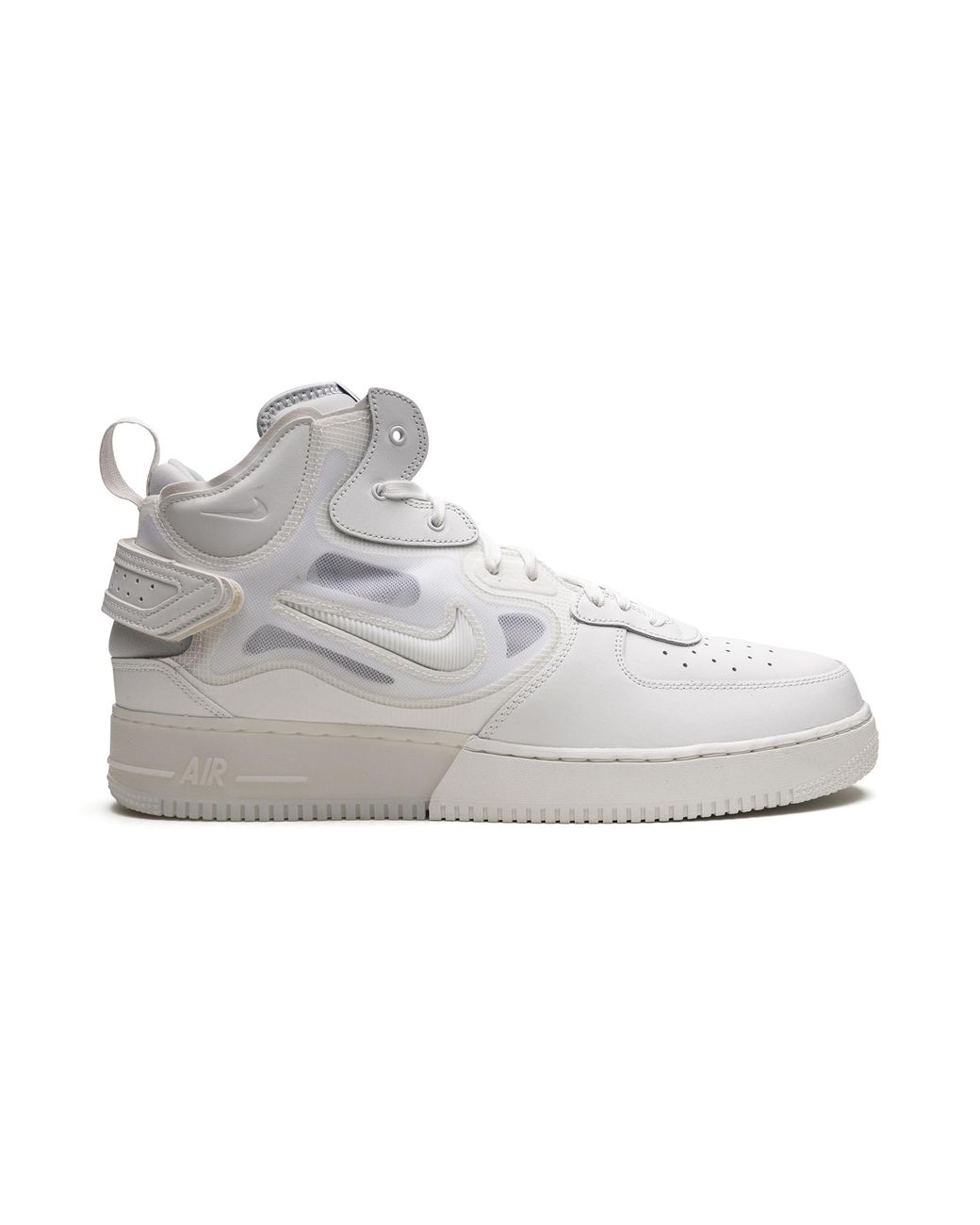 Nike Gray Air Force 1 Mid React "Air Force 1 Mid React Dq1872 101" for men