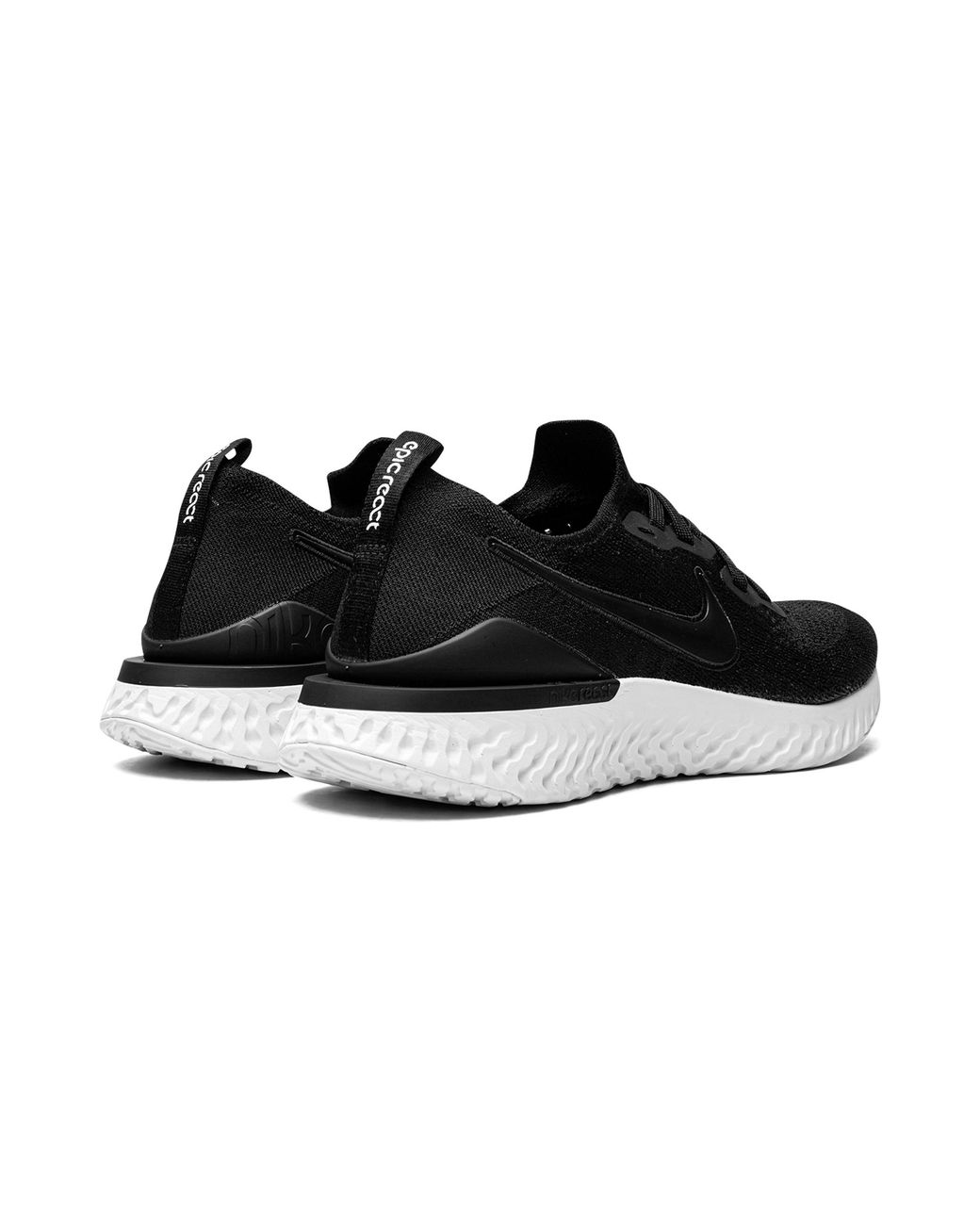 Nike Black Epic React Flyknit 2 "Gunsmoke" Bq8928 002" for men