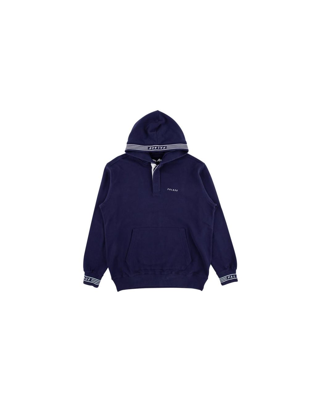 Palace Blue P-Rib Hoodie P14Cs116" for men