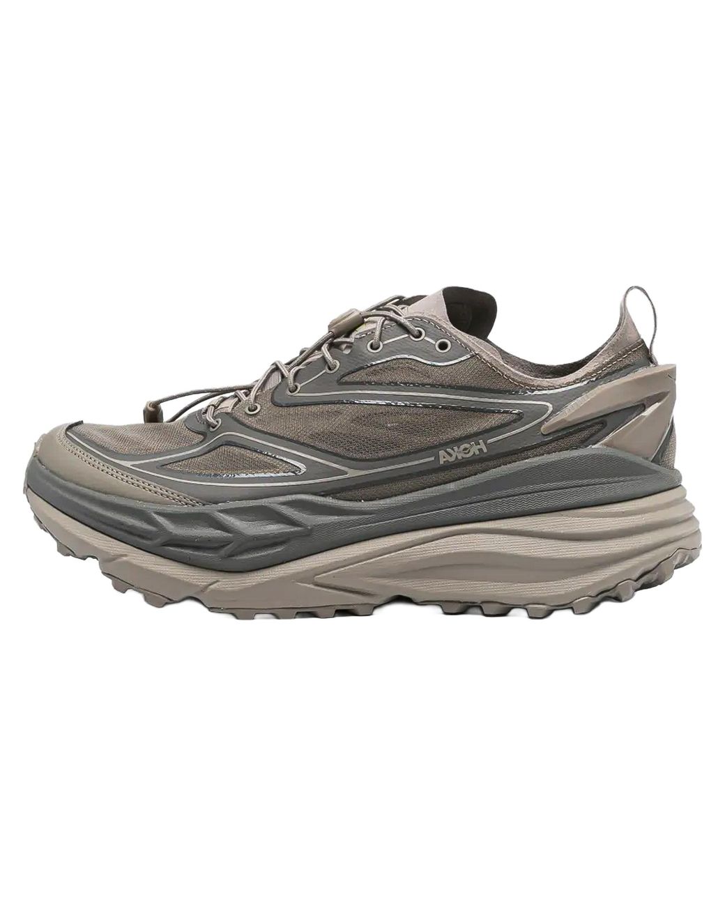 Hoka One One Gray Stinson One7 "Light Roast Asphalt" 1168931 Lts" for men