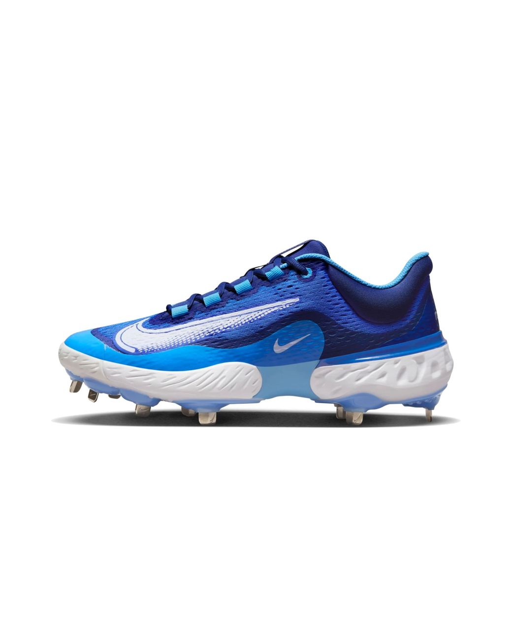Nike Blue Alpha Huarache Elite 4 Low "Hyper Royal" Dj6521 414" for men