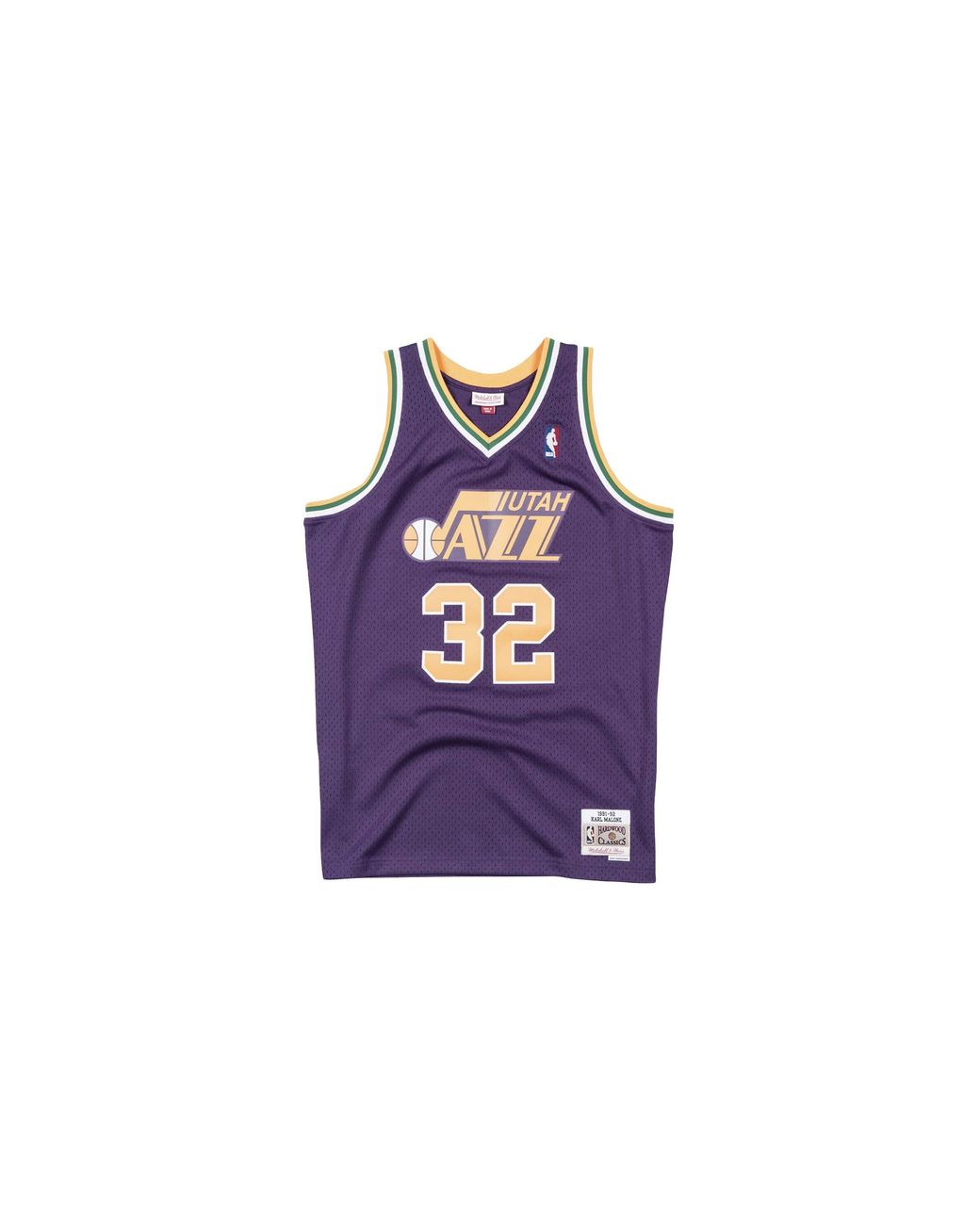 Mitchell & Ness Black Swingman Jersey "Nba Utah Jazz 91 Karl Malone" Smjycp18005 Ujapurp91Kma" for men