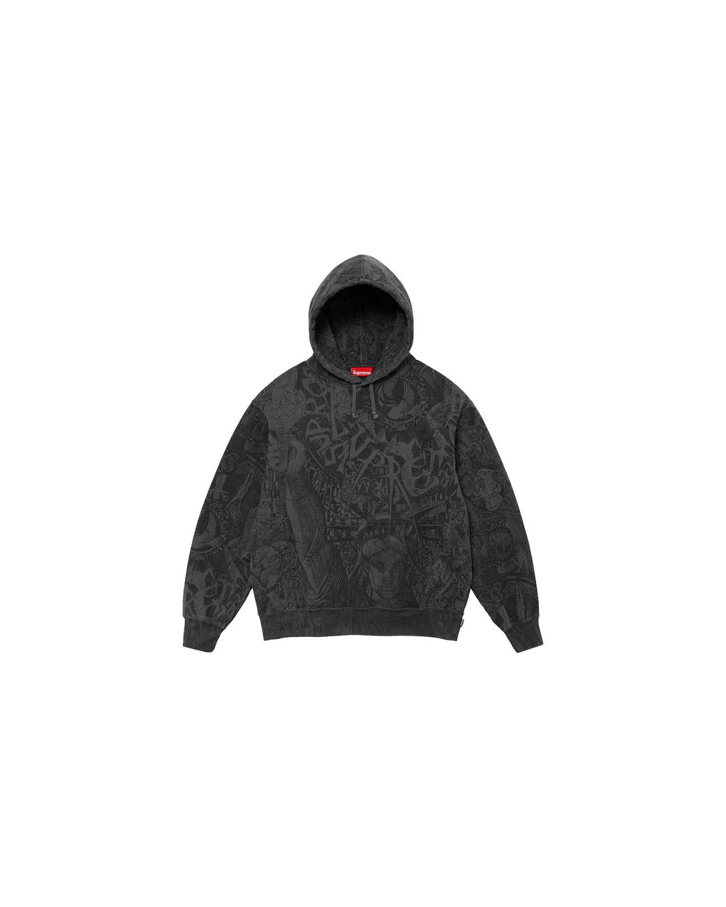 Supreme Black Liberty Hooded Sweatshirt Su28097"