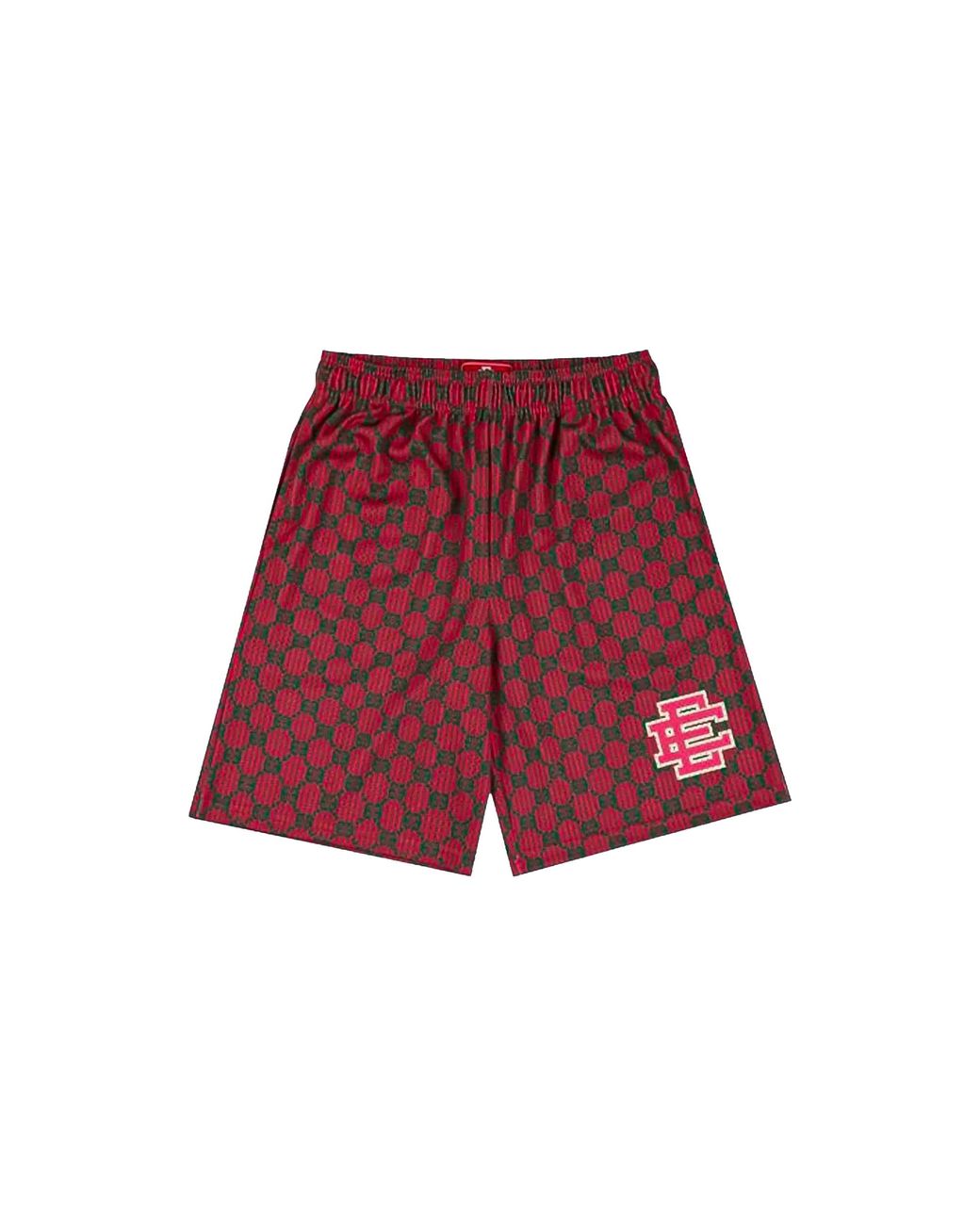 Eric Emanuel Red Ee Baggy Shorts Ee921" for men