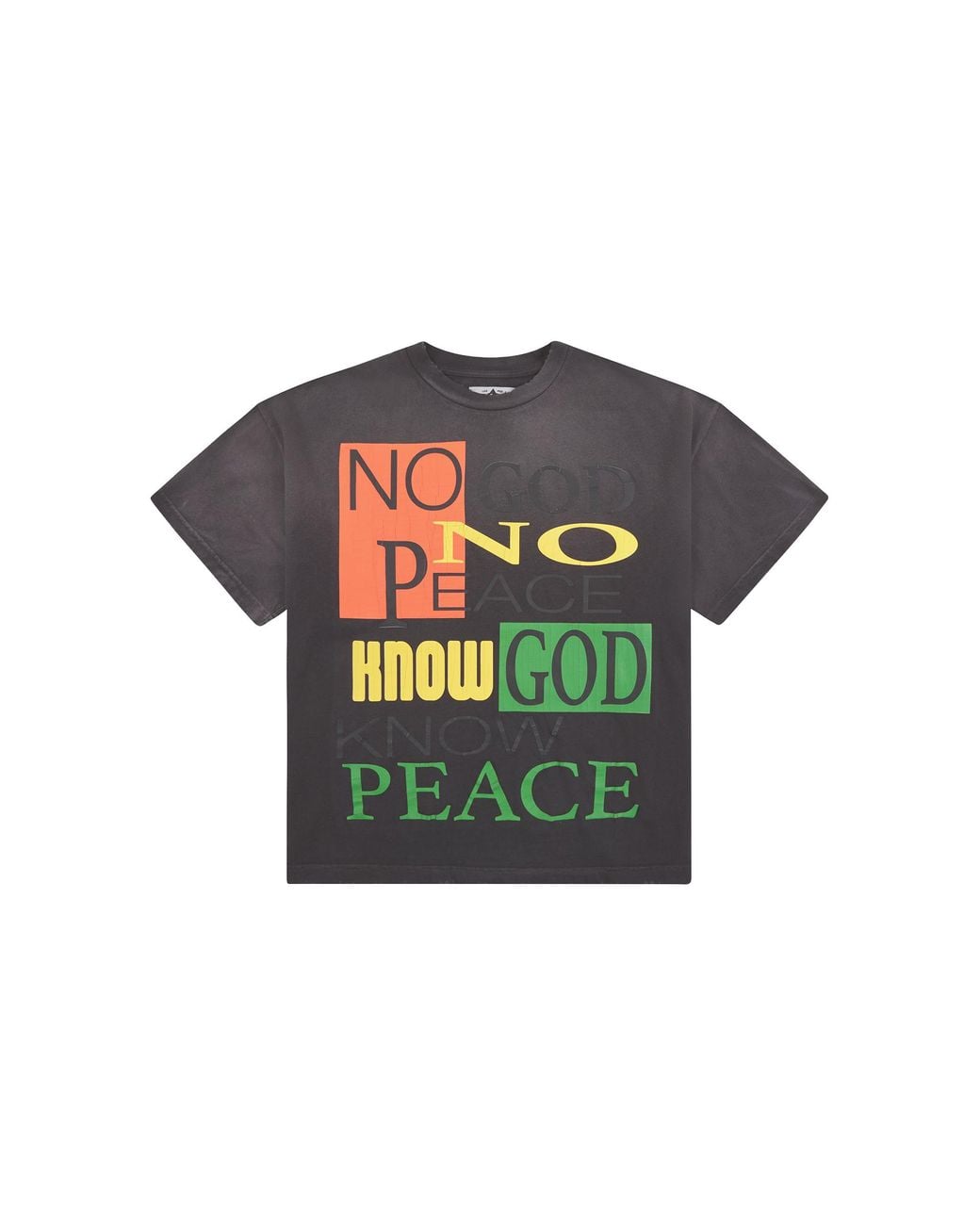 Barriers Green No God No Peace T-Shirt "Mink" Bar59" for men