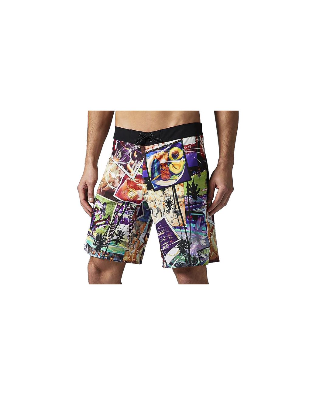 Reebok Black Rcf Core Short B83897" for men