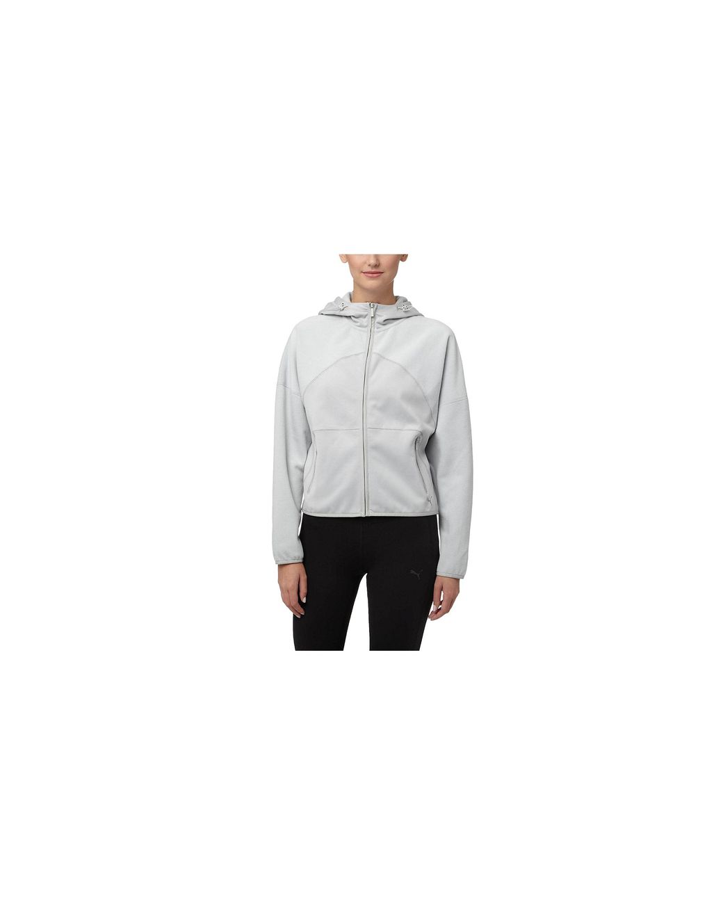 PUMA Black Yogini Warm Full Zip Hoodie 514576 03"