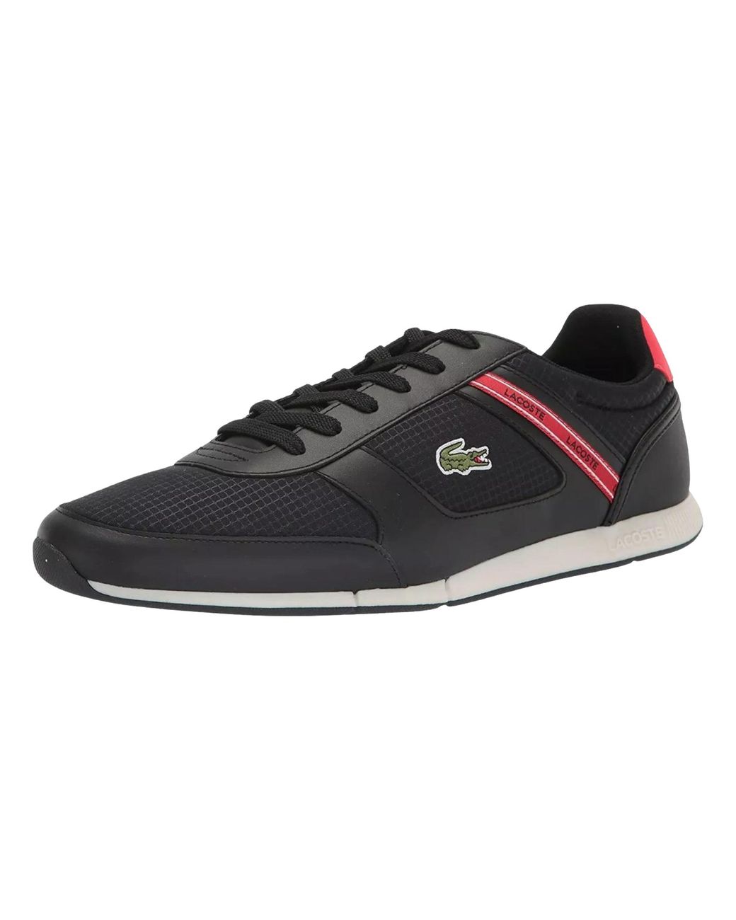 Lacoste Black Menerva Sport Lace-Up Sneakers for men