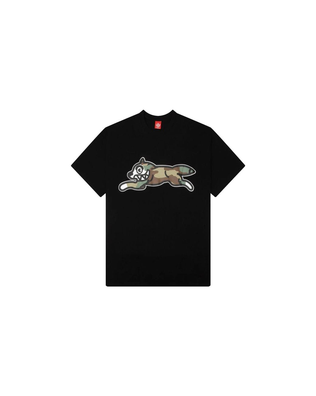 ICECREAM Black Camo Dog T-Shirt 461 4201 Blac" for men
