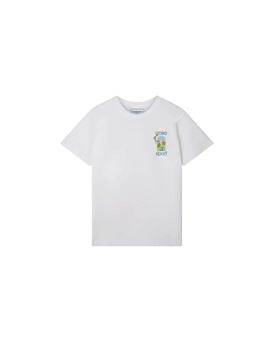 Casablanca Black Le Jeu Colore Screen Printed Tshirt Ms24 Jts 001 01" for men