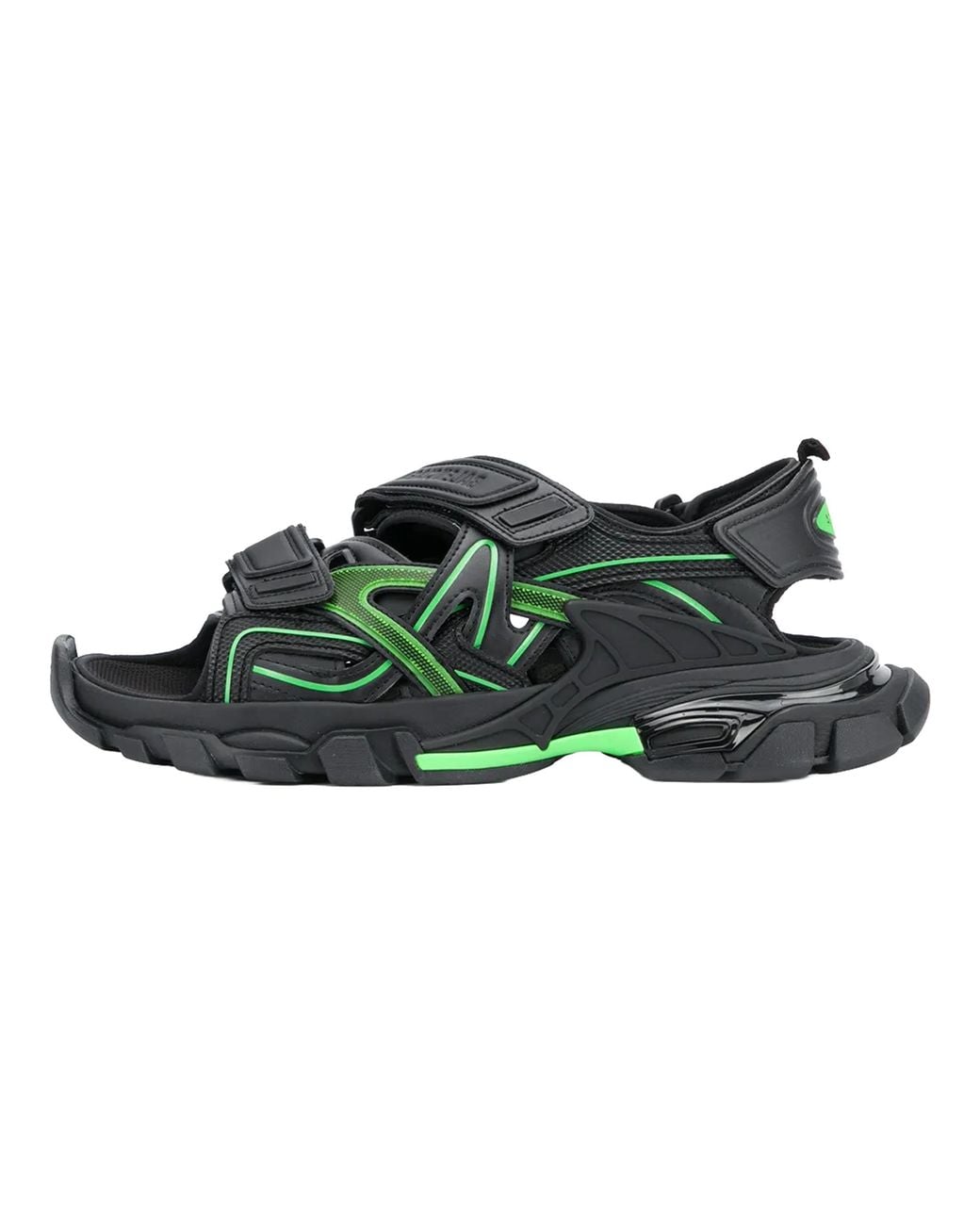 Balenciaga Green Track Sandal Fluo" 617542 W3Aj1 1030" for men