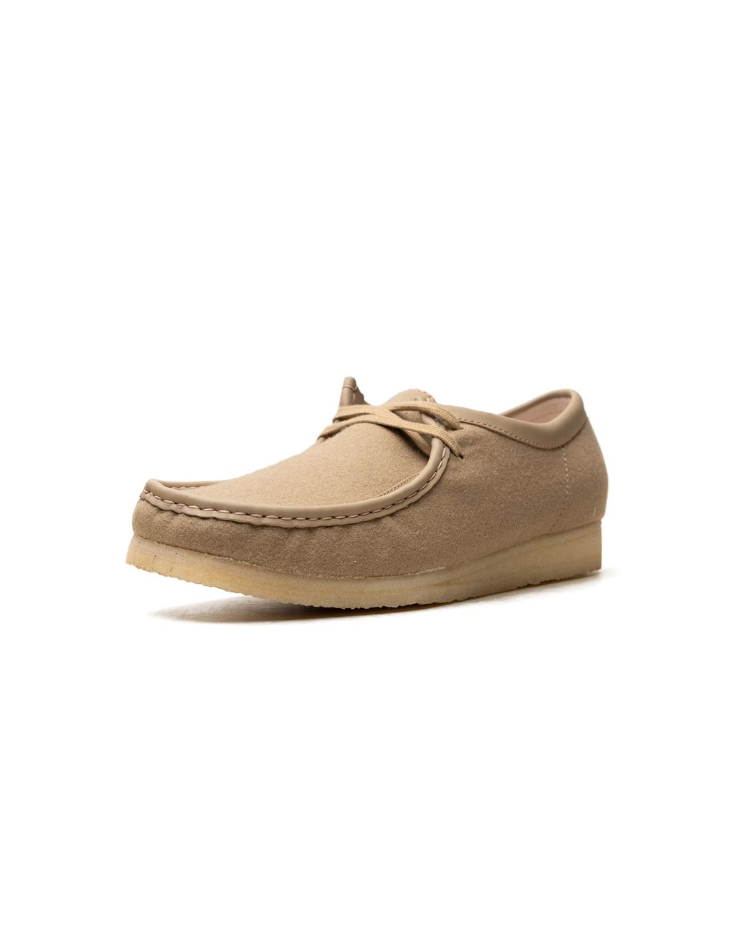 Clarks Black Wallabee "Camel Wool" 26178212" for men