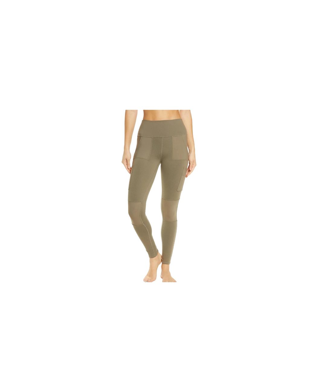 Alo Yoga Black High Waist Cargo Leggings Branch" 18"