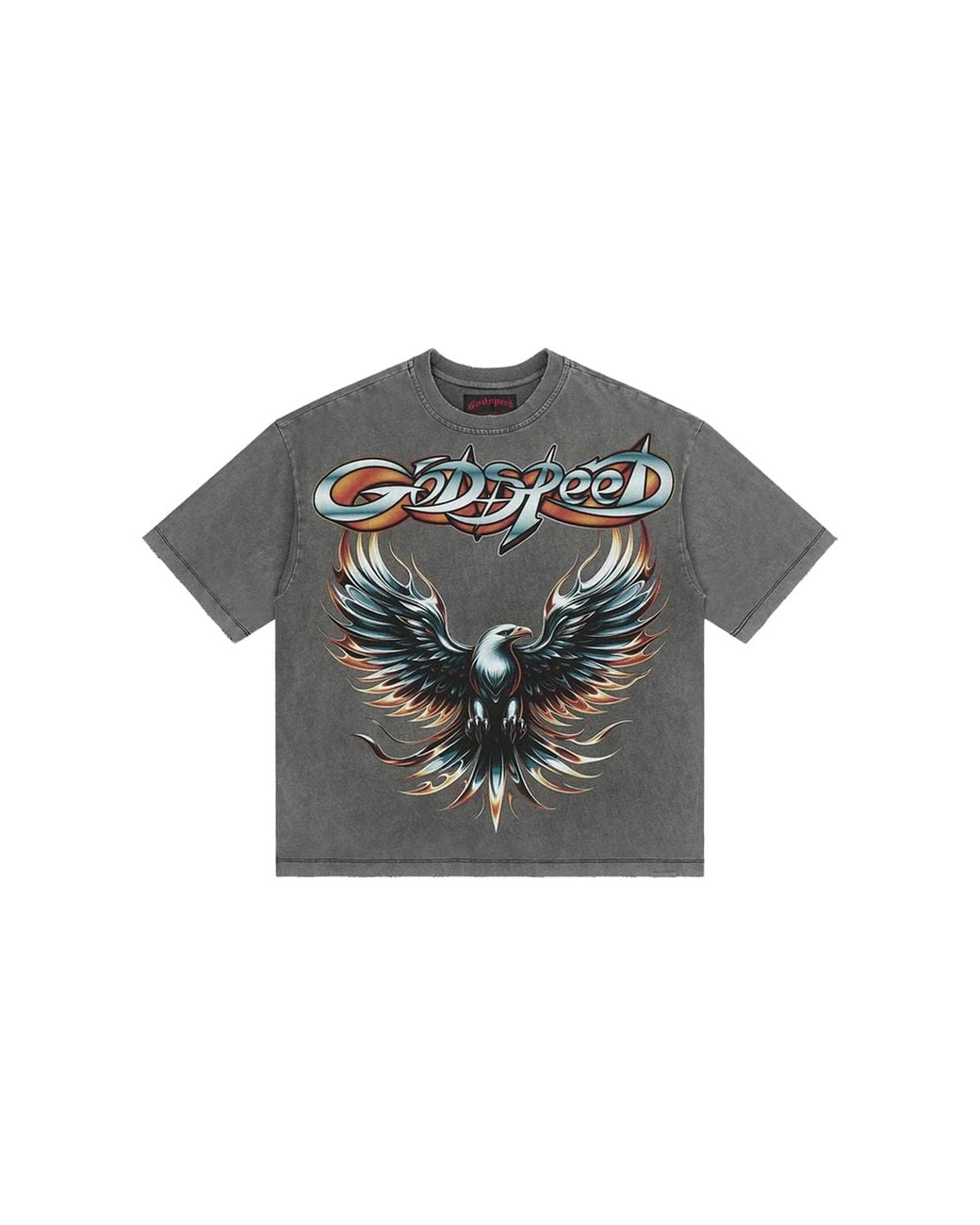 GODSPEED NEW YORK Black Eagle Eye T-Shirt Wash" Gs158" for men