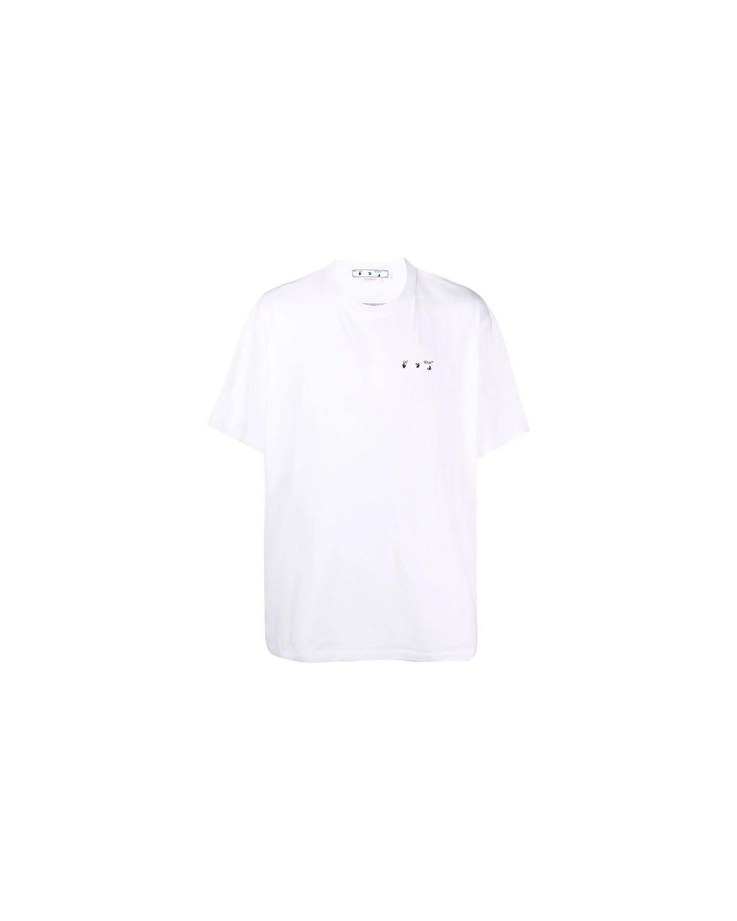 Off-White c/o Virgil Abloh Black Drowning Logo Caravaggio St. Jerome Writing Painting Oversized T-Shirt Omaa038C99Jer0060110" for men