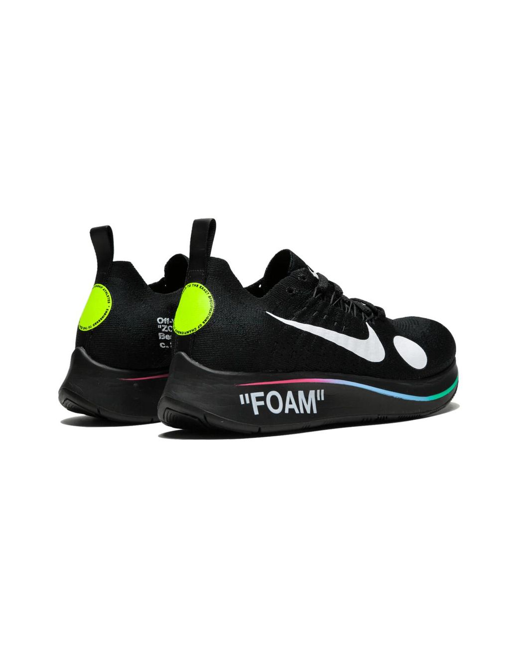 Nike Black Zoom Fly Mercurial Flyknit Sneakers for men