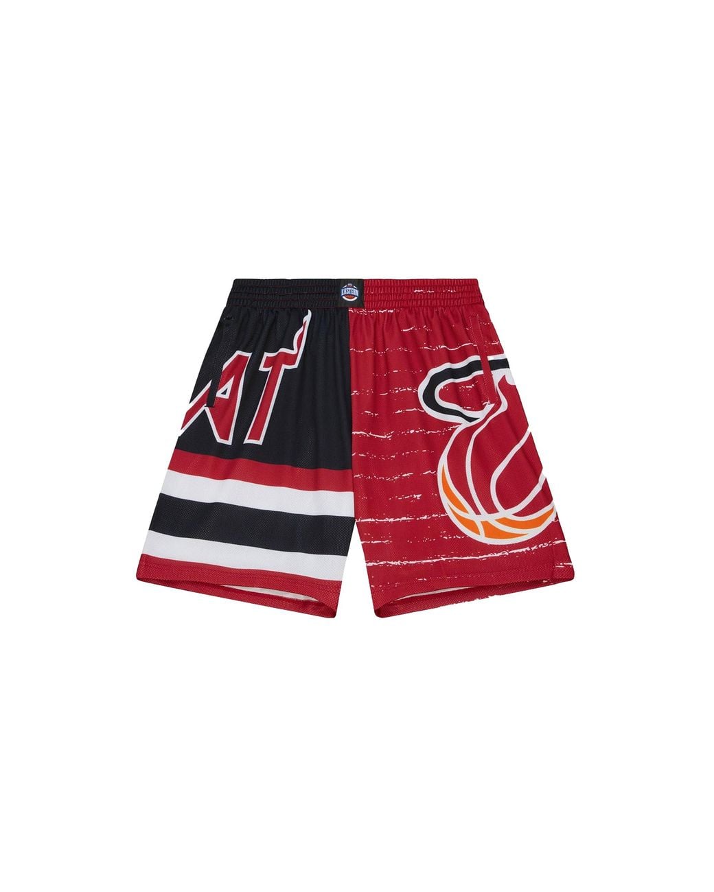 Mitchell & Ness Red Jumbotron 3.0 Shorts "Nba Heat" Pshr4984 Mheyypppmtwh" for men