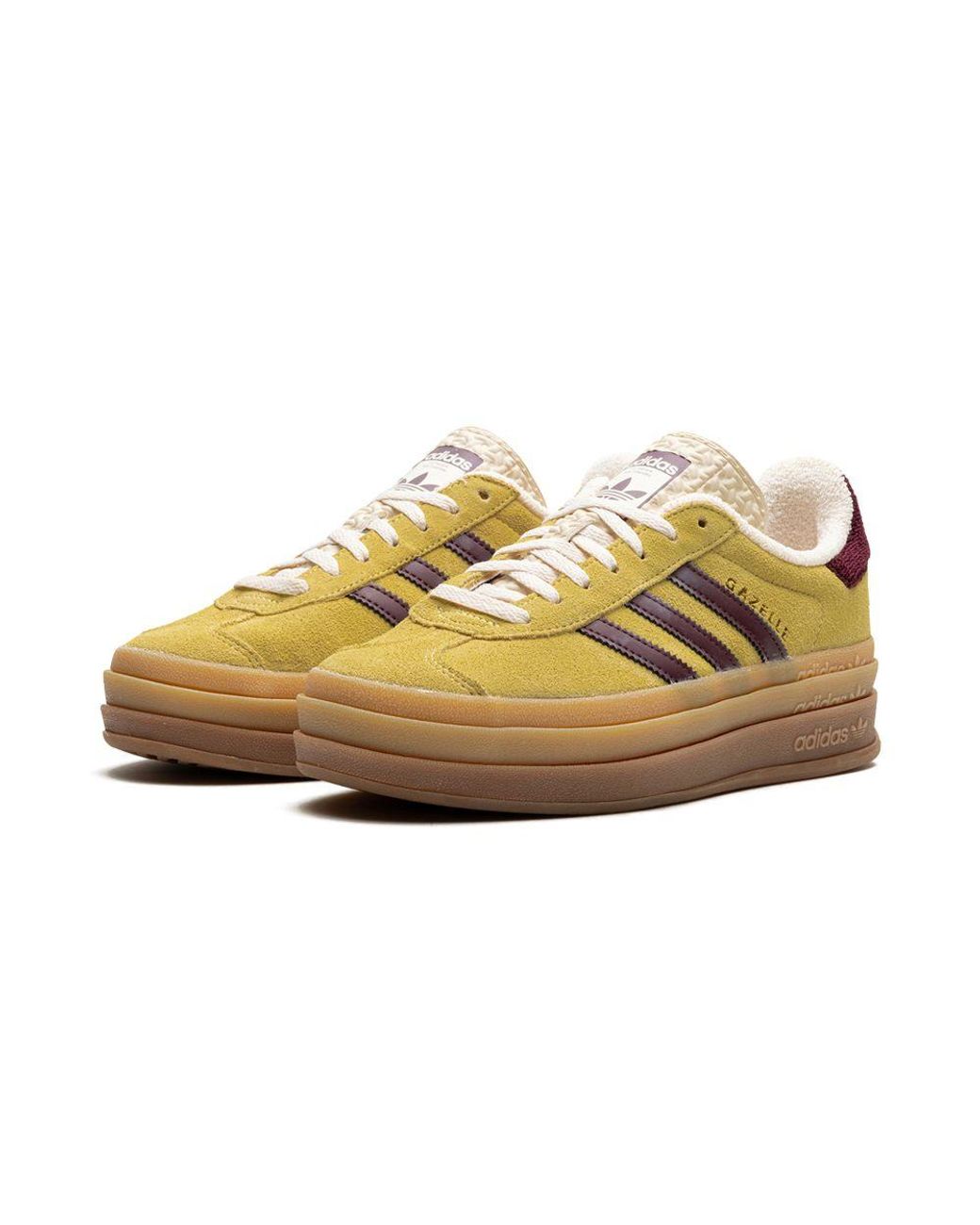 adidas gazelle silver green womens Adidas Gazelle Bold W In Burgundy For Women main image 1