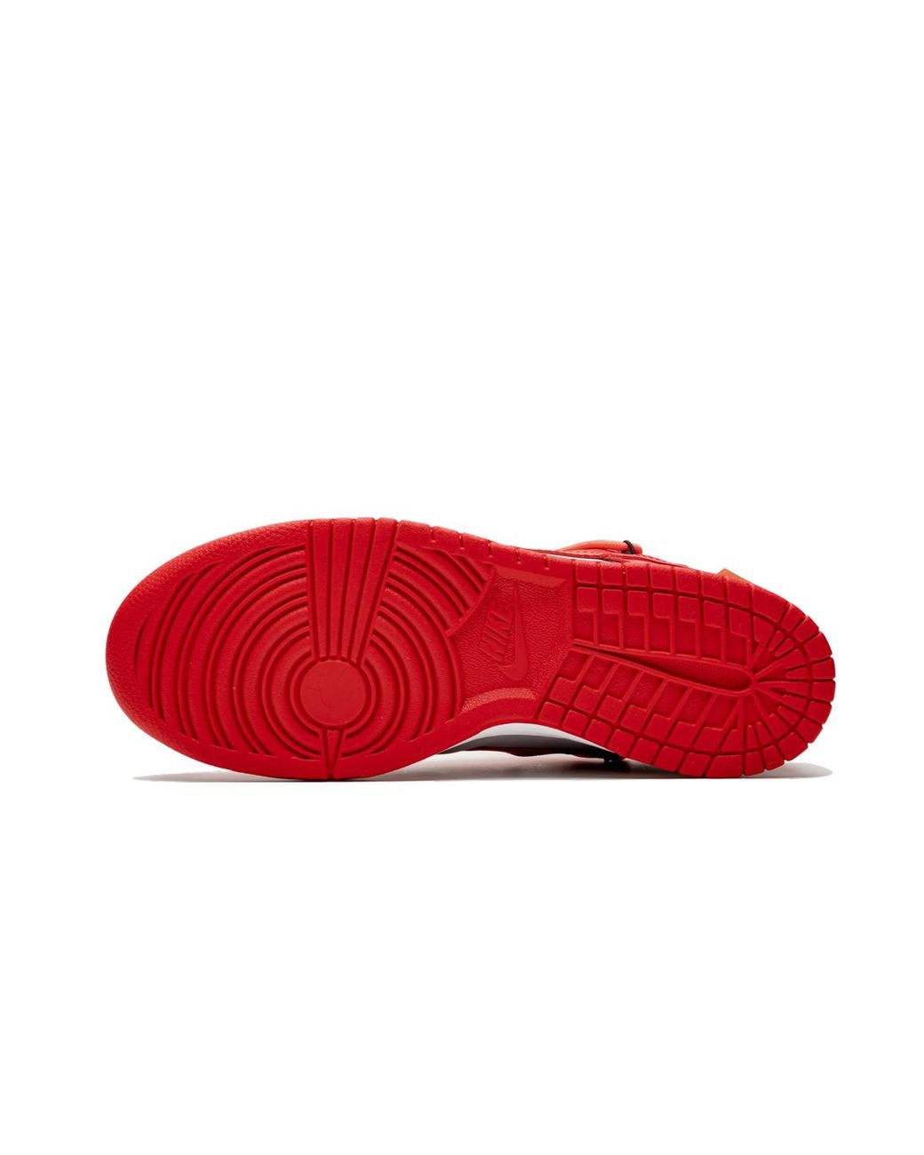 NIKE X OFF-WHITE Red Dunk Low "Off for men