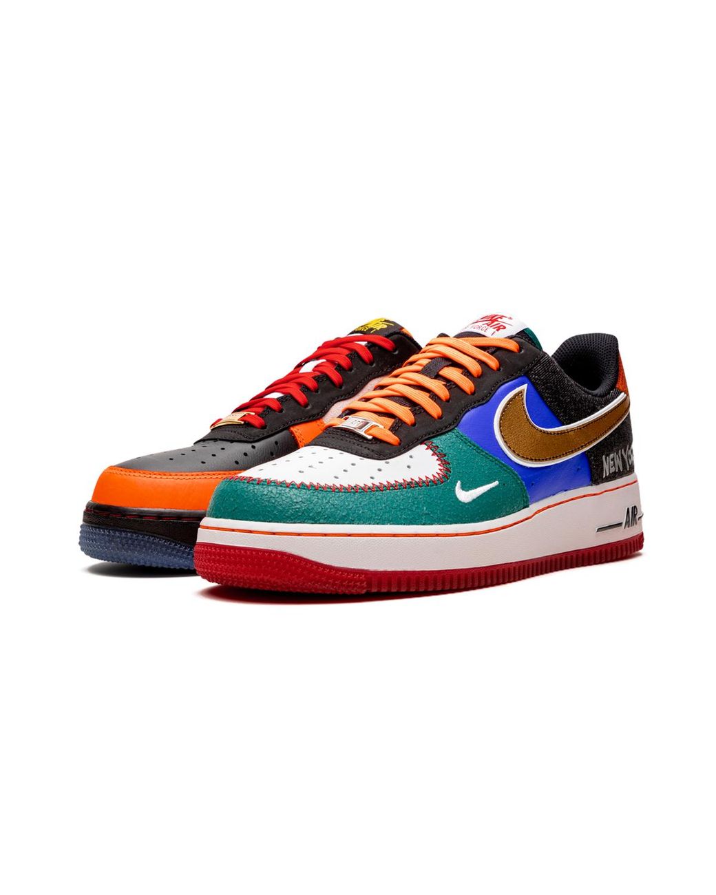 Nike Black Air Force 1 Low 07 "What The Ny" Ct3610 100" for men